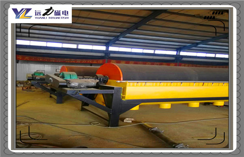 永磁筒式磁選機(jī)，CTB-918無(wú)錫永磁筒式磁選機(jī)品牌_磁鐵如何分布_CTB-918無(wú)錫永磁筒式磁選機(jī)品牌不吸鐵如何處理