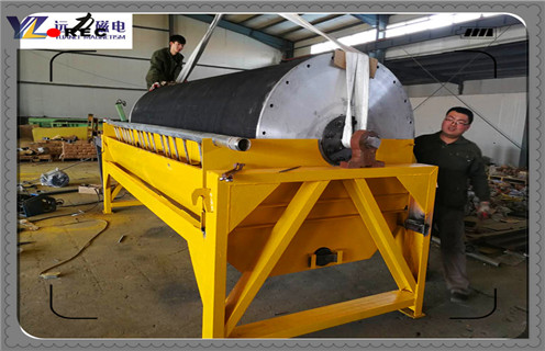 永磁磁選機(jī)，永磁筒式磁選機(jī)，江蘇永磁筒式磁選機(jī)生產(chǎn)廠家_磁鐵如何分布_江蘇永磁筒式磁選機(jī)生產(chǎn)廠家不吸鐵如何處理 