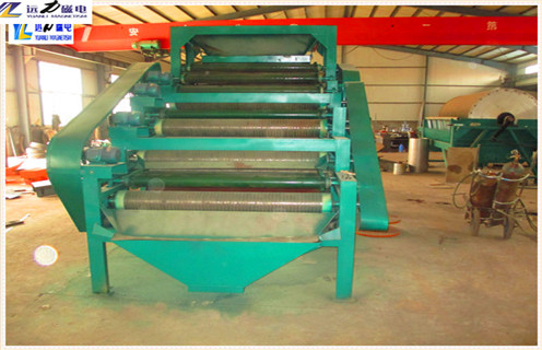 輥式磁選機，遼寧輥式磁選機及工作原理_遼寧輥式磁選機分選運行視頻