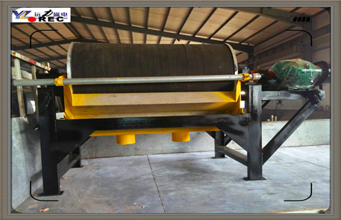 干粉永磁磁選機，江西干粉永磁選機_遠力江西干粉永磁選機怎么調整優缺點的結構磁場分布圖